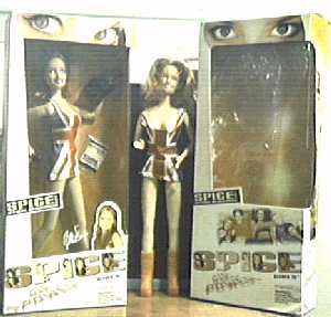 Figure with Real and Fake packaging
