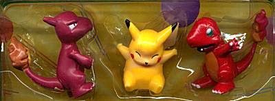Charmeleon, Pikachu, Charmander