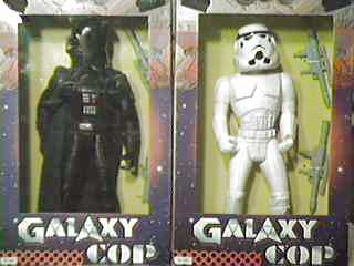 Galaxy Cop Vader and Stormtrooper