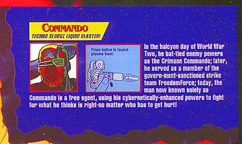 Detail of Commando Bio