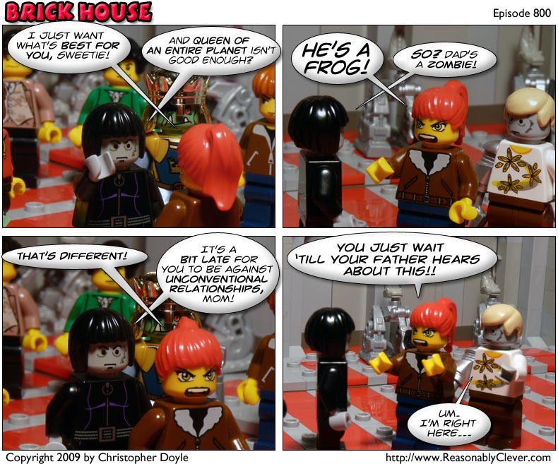 #800 – Zombies and Frogs, Apples and Oranges