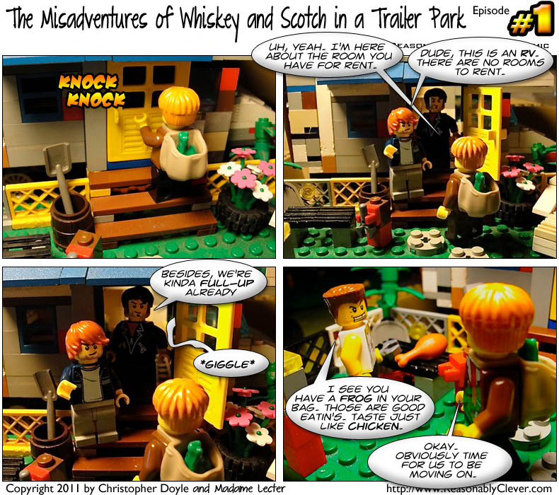 The Misadventures of Whiskey and Scotch in a Trailer Park #1